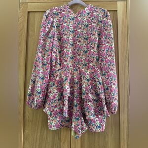 2.7 AUGUST APPAREL Floral Multicolor romper